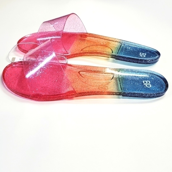 🆕️ 🔥 5$ whit a bundel 🔥 Jelly Slide Sandal Size L and XL in Pink Berry Ombre - Picture 4 of 5